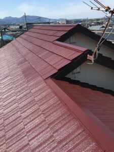 熊本市北区楡木Y様邸屋根塗装施工事例