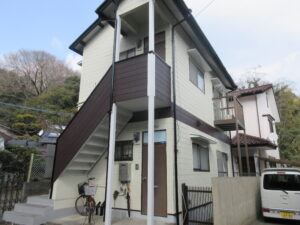熊本市西区横手Gハイツ様屋根・外壁塗装施工事例