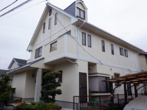 熊本市東区J様邸屋根・外壁塗装施工事例