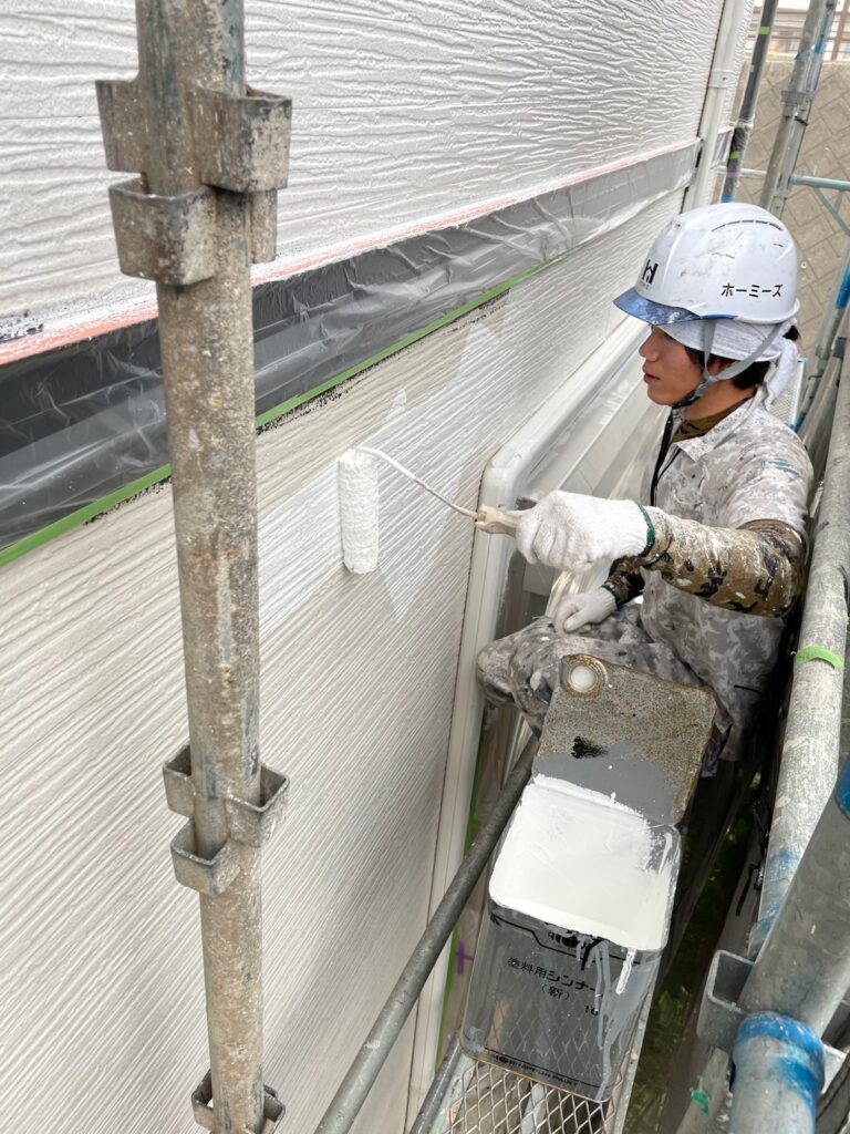 熊本市西区H様邸外壁塗装状況
