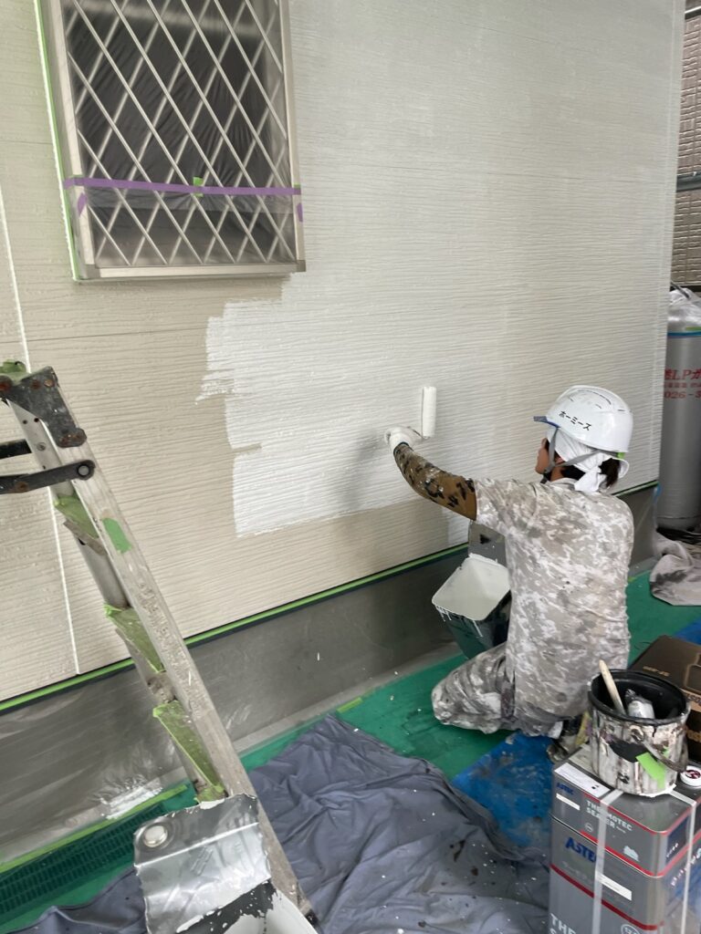 熊本市西区H様邸外壁塗装状況
