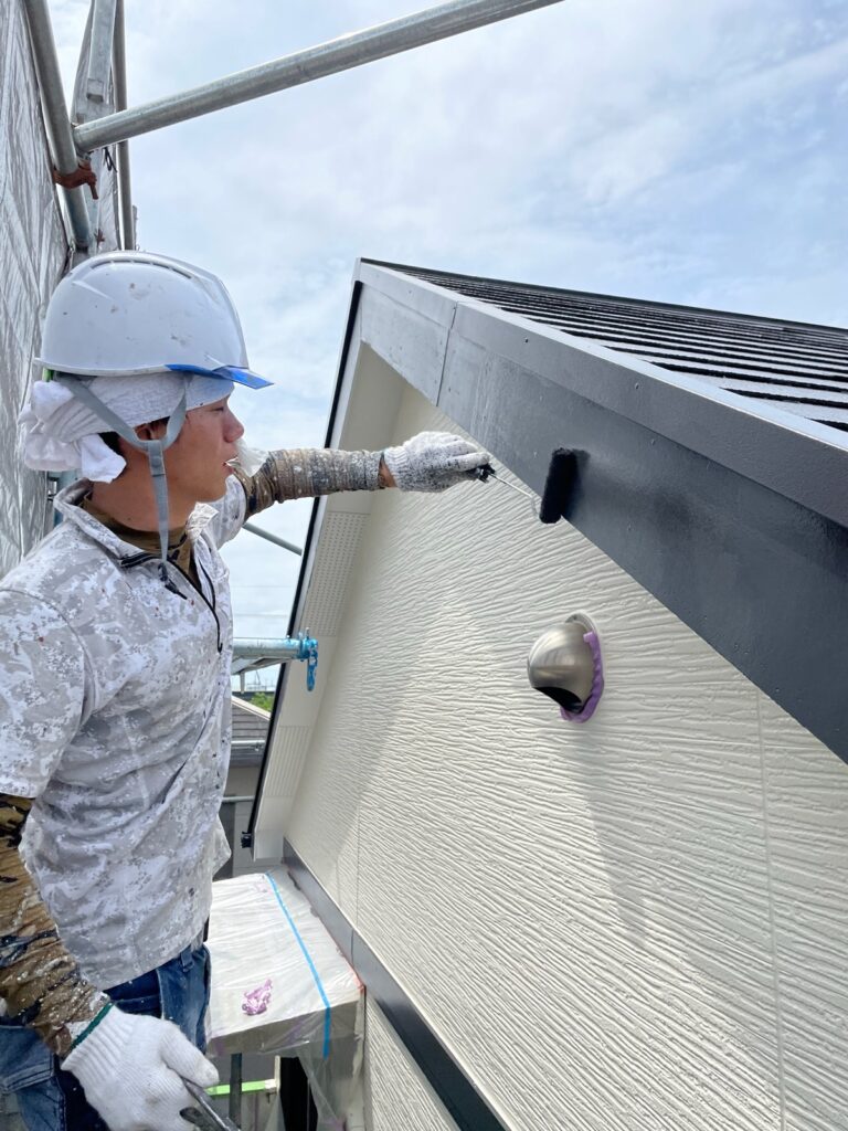 熊本市西区H様邸屋根・外壁塗装工事5/10