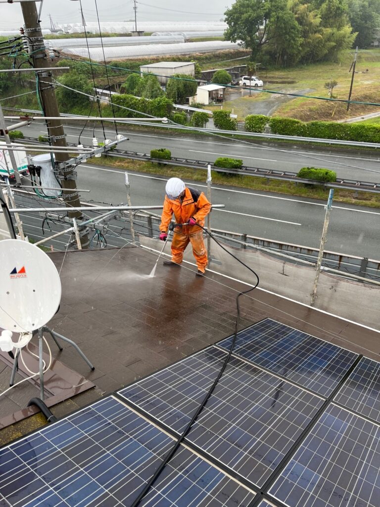 熊本市北区S様邸屋根・外壁塗装工事5/13