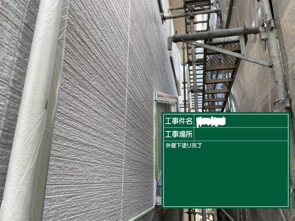 熊本市東区H様邸屋根・外壁塗装状況