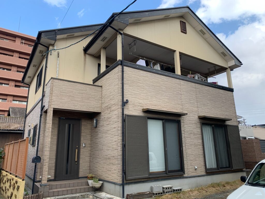 熊本市西区Y様邸屋根・外壁塗装施工事例