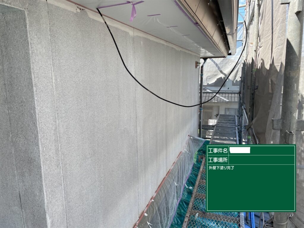 熊本市北区M様邸外壁塗装状況
