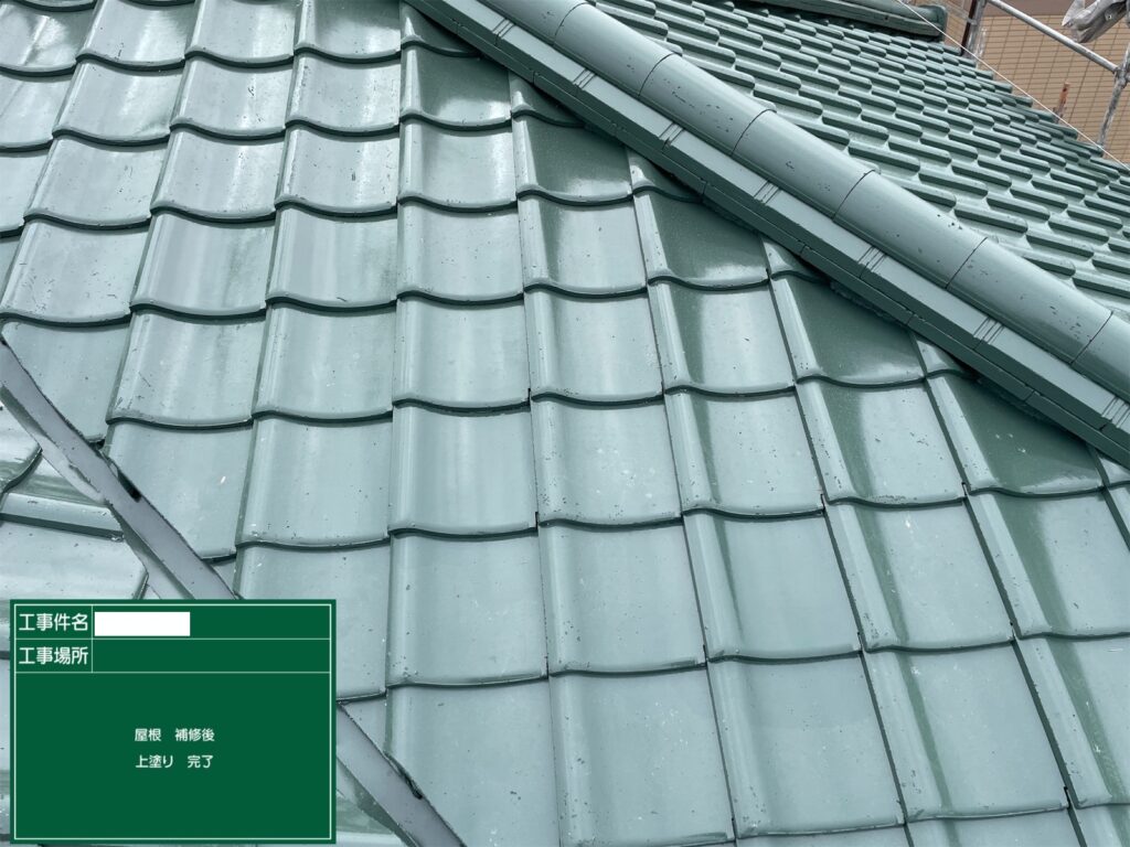 熊本市北区M様邸屋根塗装完了