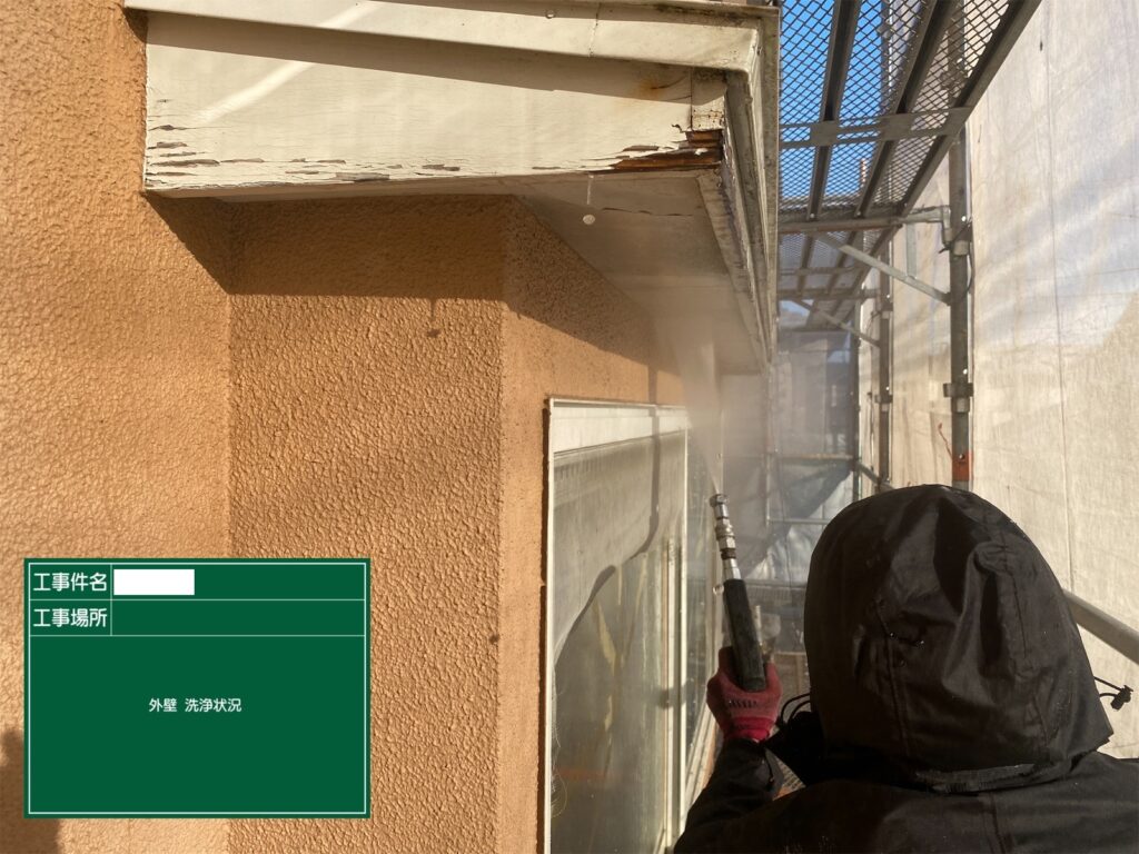 熊本市屋根塗装・外壁塗装工事状況