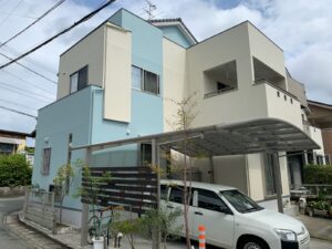 熊本市西区O様邸屋根・外壁塗装施工事例