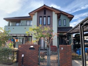 熊本市北区N様邸外壁塗装施工事例