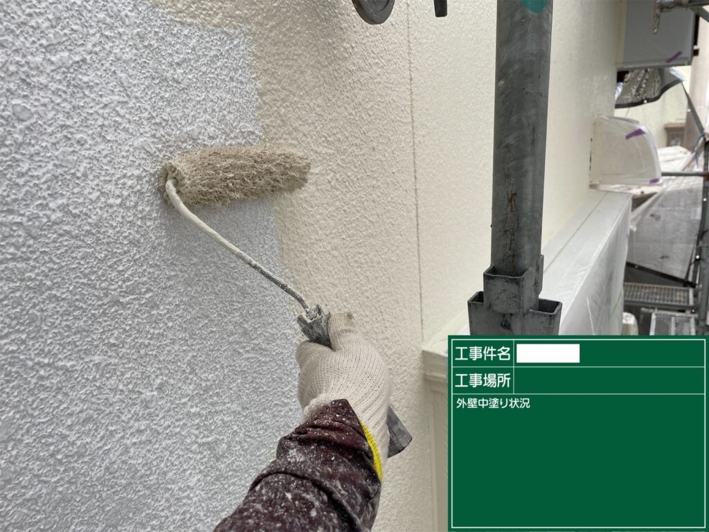 熊本市南区K様邸屋根・外壁塗装工事施工状況