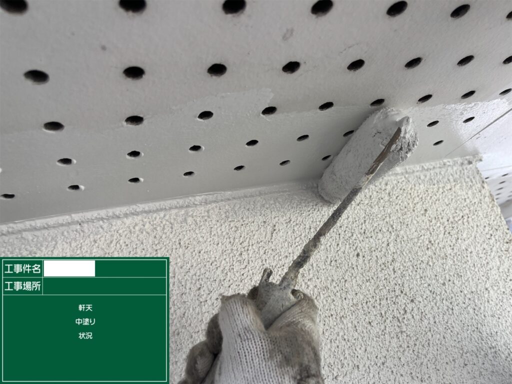 熊本市北区M様邸屋根塗装・外壁塗装工事状況