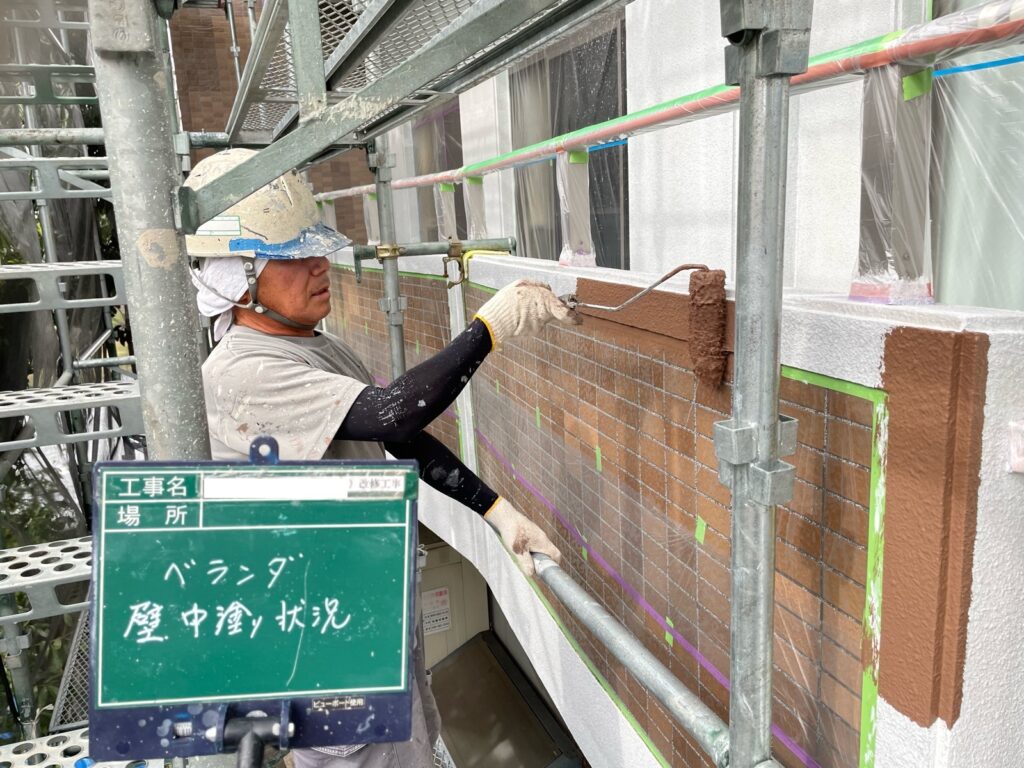 熊本市東区福祉施設様屋根・外壁塗装工事10/25